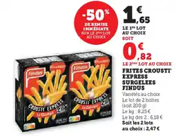 U Express FINDUS Frites crousti' express surgelees offre