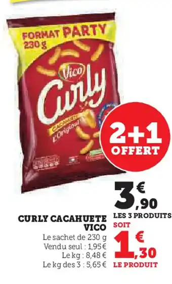 U Express VICO Curly cacahuete offre