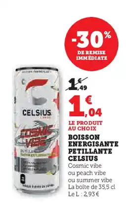 U Express CELSIUS Boisson energisante petillante offre