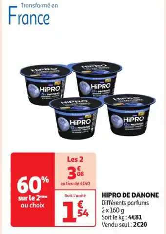 Auchan Supermarché HIPRO DE DANONE offre