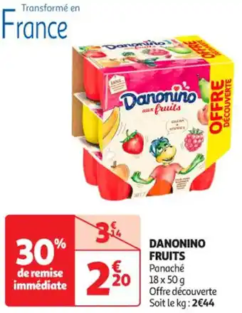 Auchan Supermarché DANONINO FRUITS offre