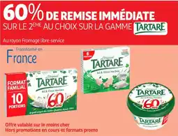 Auchan Supermarché TARTARE Sur la gamme tartare offre
