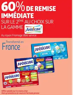 Auchan Supermarché APÉRICUBE Sur la gamme offre