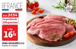 Auchan Supermarché Veau: escalope offre