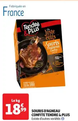 Auchan Supermarché TENDRE & PLUS Souris d'agneau confite offre