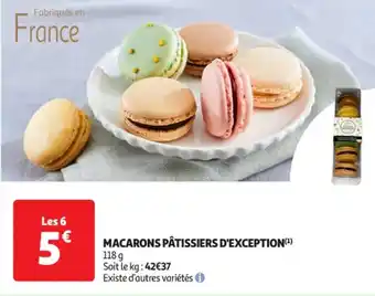 Auchan Supermarché Macarons pâtissiers d'exception offre