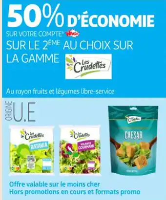 Auchan Supermarché LES CRUDETTES Sur la gamme offre