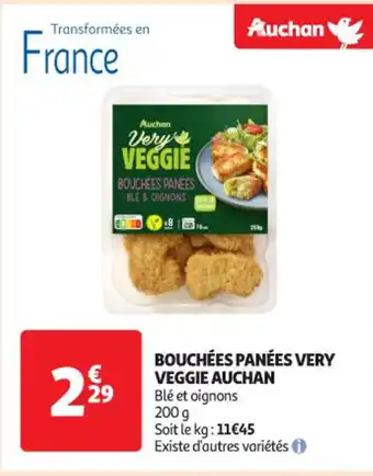 Auchan Supermarché AUCHAN Bouchées panées very veggie offre