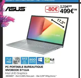 Costco PC Portable Bureautique Vivobook offre