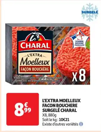 Auchan Supermarché CHARAL L'extra moelleux facon bouchere surgelé offre