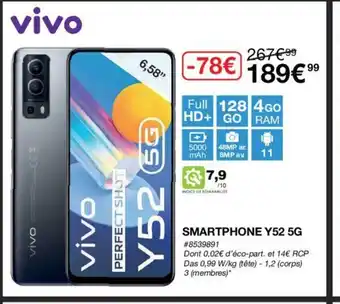 Costco Smartphone Y52 5G offre