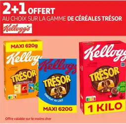 Auchan Supermarché KELLOGG'S Sur la gamme de céréales trésor offre