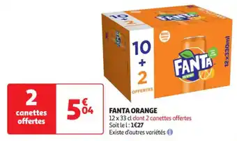 Auchan Supermarché FANTA Orange offre