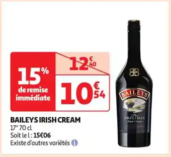 Auchan Supermarché BAILEYS Irish cream offre