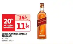 Auchan Supermarché RED LABEL Whisky johnnie walker offre