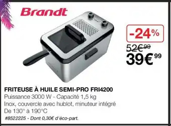 Costco Friteuse a Huile Semi-Pro Fri4200 offre