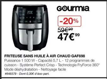 Costco Friteuse Sans Huile A Air Chaud GAF698 offre
