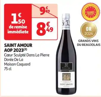 Auchan Supermarché Saint amour aop 2023 offre