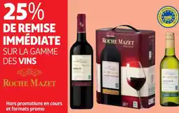 Auchan Supermarché ROCHE MAZET Sur la gamme des vins offre