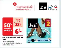 Auchan Supermarché WELL Collants infini confort offre