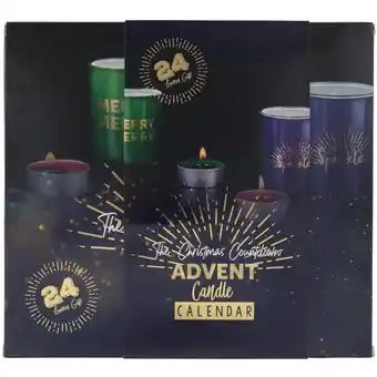 Action Avent calendrier de l'avent bougies offre