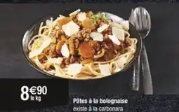 Carrefour Pâtes à la bolognaise offre