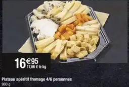 Carrefour Plateau apéritif fromage 4/6 personnes offre