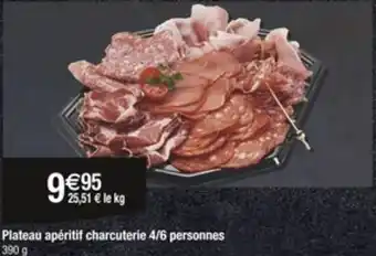 Carrefour Plateau apéritif charcuterie 4/6 personnes offre