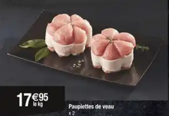 Carrefour Paupiettes de veau offre