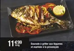 Carrefour Daurade à griller aux légumes et marinée à la provençale offre