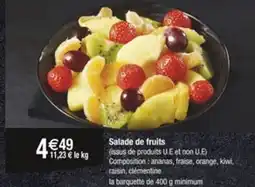 Carrefour Salade de fruits offre