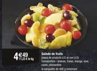 Carrefour Salade de fruits offre