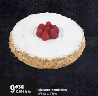 Carrefour Macaron framboises offre