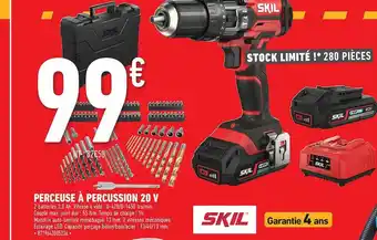 Brico Cash Perceuse à Percussion 20 V Skil offre