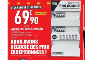 Brico Cash Coffret Pré-équipé 3 Rangées offre