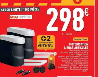 Motorisation à Bras Articulés