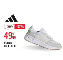 Intersport ADIDAS Run 84 du 36 au 41 offre