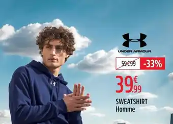 Intersport UNDER ARMOUR Sweatshirt homme offre