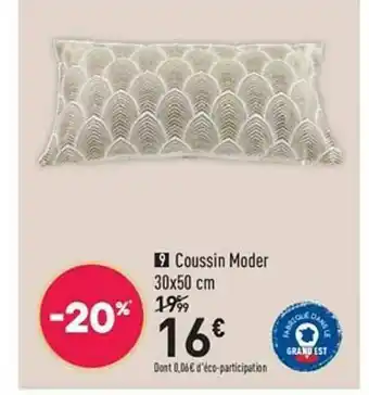 Conforama Coussin Moder 30 X 50 Cm offre