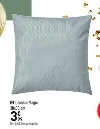 Conforama Coussin Magic 30 X 30 Cm offre