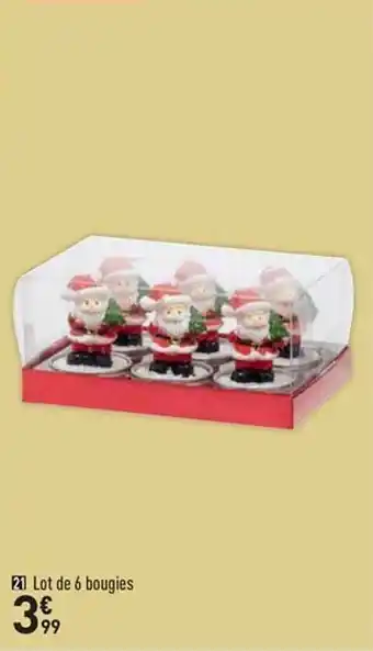 Conforama Lot De 6 Bougies offre