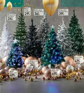 Conforama Sapin Artificiel Blanc H.150 Cm, Sapin Artificiel Vert H. 180 Cm, Sapin Artificiel Floqué Blanc H. 180 Cm, Sapin Artificiel F offre