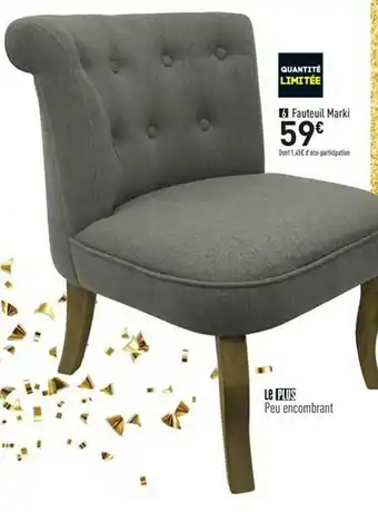 Conforama Fauteuil Marki offre
