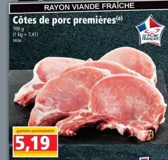 Norma Côtes De Porc Premières offre