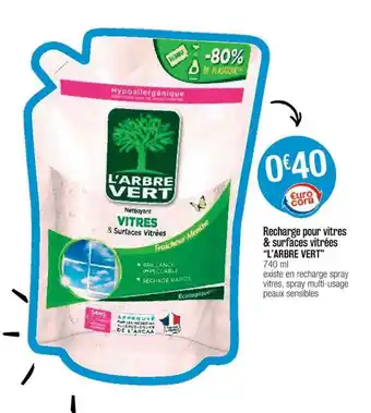 Cora x Carrefour Recharge Poru Vitres & Surfaces Vitrées offre