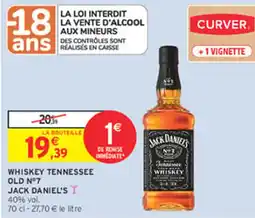 Intermarché Express JACK DANIELS Whiskey tennessee old nº7 offre