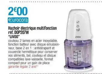 Cora x Carrefour Hachoir électrique Multifonction Réf. Dop207w offre