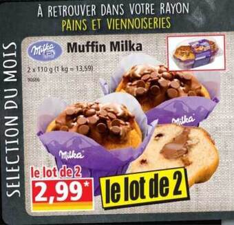 Norma Muffin Milka offre