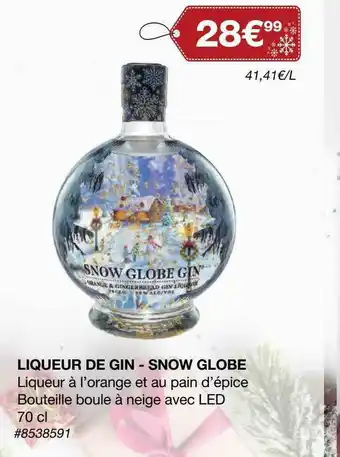 Liqueur De Gin - Snow Globe