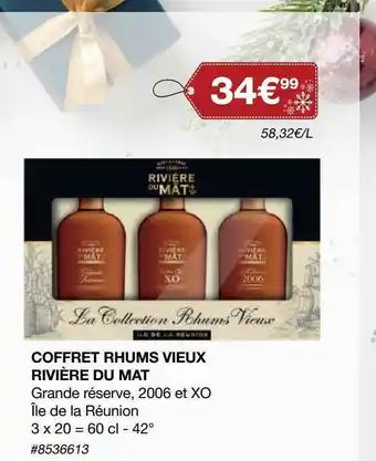 Costco Coffret Rhums Vieux Rivière Du Mat offre